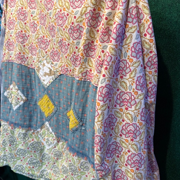 148 NWT BlueVelvet Boho Patchwork Detail Jacket - Picture 9 of 16